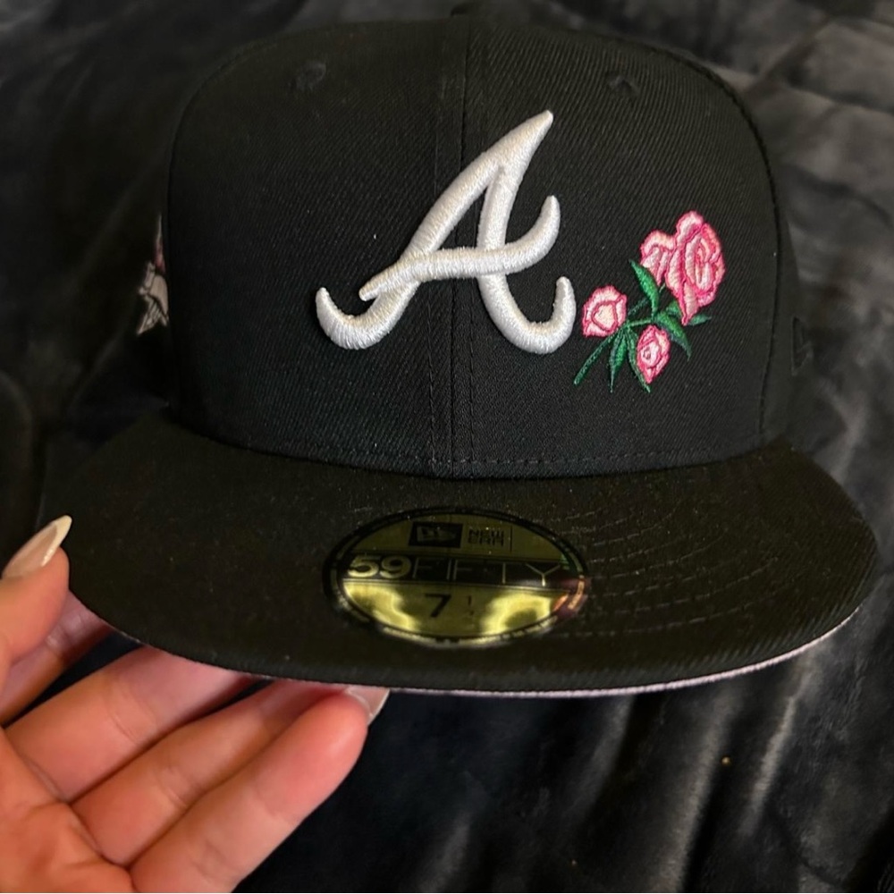 New Era Black and Pink 59FIFTY Cap